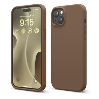 Foto 1 | Foto 1 | Funda De Teléfono Elago Compatible Con Iphone 15 Plus De Silicona, Color Marrón - Venta Internacional.