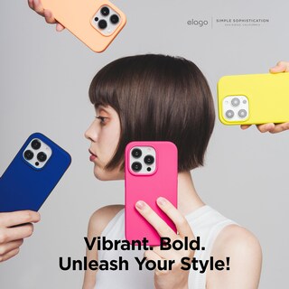 Foto 7 | Foto 7 | Funda De Silicona Líquida Elago Para Iphone 15 Plus, Color Azul Cobalto - Venta Internacional.