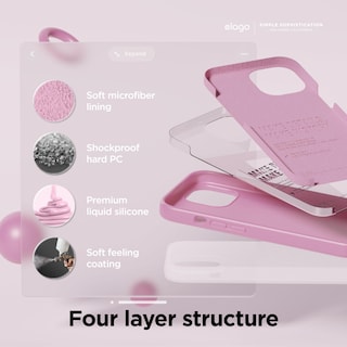 Foto 4 | Foto 4 | Funda De Silicona Líquida Elago Para Iphone 15, Color Rosa Intenso - Venta Internacional.