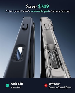 Foto 3 | Foto 3 | Funda Esr Para Iphone 16 Pro Con Soporte, Control De Cámara Transparente - Venta Internacional.