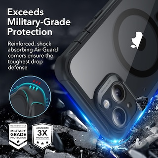 Foto 4 | Foto 4 | Funda De Teléfono Esr Para Iphone 14 Con Vidrio Templado Negro Transparente - Venta Internacional.