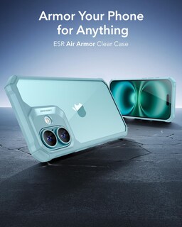 Foto 2 | Foto 2 | Funda De Teléfono Esr Air Armor Series Para Iphone 16, Color Verde Transparente - Venta Internacional.