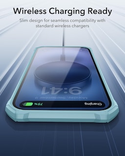Foto 6 | Foto 6 | Funda De Teléfono Esr Air Armor Series Para Iphone 16, Color Verde Transparente - Venta Internacional.