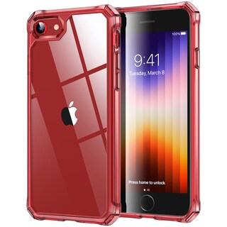 Foto 1 | Foto 1 | Funda De Teléfono Esr Air Armor Clear Red Para Iphone Se (2022) - Venta Internacional.