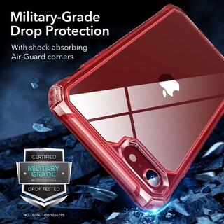 Foto 3 | Foto 3 | Funda De Teléfono Esr Air Armor Clear Red Para Iphone Se (2022) - Venta Internacional.