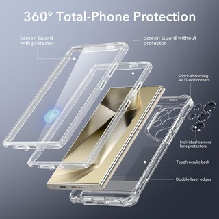 Foto 3 | Foto 3 | Funda Esr Armor Series Para Samsung Galaxy S24 Ultra Clear - Venta Internacional.