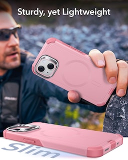 Foto 7 | Foto 7 | Funda De Teléfono Esr Cyber Series Con Soporte Para Iphone 13/14, Color Rosa - Venta Internacional.