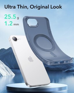 Foto 2 | Foto 2 | Funda Esr Para Iphone 16e Halolock Zero, Transparente, Azul Esmerilado - Venta Internacional.