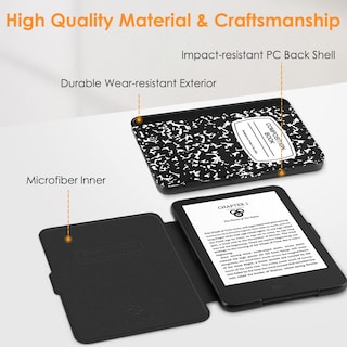 Foto 5 | Foto 5 | Funda Fintie Slimshell Para 6 Kindle Totalmente Nuevos De 11.ª Generación 2024/2022 - Venta Internacional.