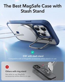 Foto 3 | Foto 3 | Funda De Teléfono Esr Para Iphone 14 Pro Con Magsafe Clear Blue - Venta Internacional.