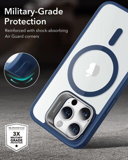 Foto 6 | Foto 6 | Funda De Teléfono Esr Para Iphone 14 Pro Con Magsafe Clear Blue - Venta Internacional.