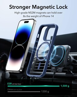 Foto 7 | Foto 7 | Funda De Teléfono Esr Para Iphone 14 Pro Con Magsafe Clear Blue - Venta Internacional.