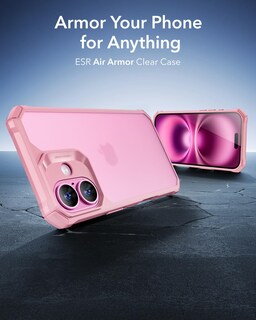 Foto 2 | Foto 2 | Funda De Teléfono Esr Air Armor Series Para Iphone 16, Rosa Esmerilado - Venta Internacional.