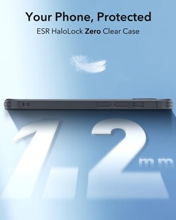 Foto 2 | Foto 2 | Funda Esr Halolock Zero Clear Para Iphone 16e, Color Negro Esmerilado - Venta Internacional.