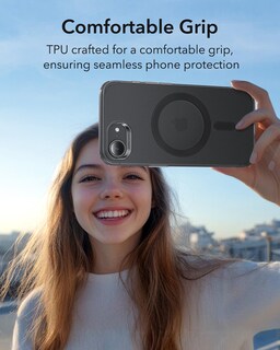 Foto 4 | Foto 4 | Funda Esr Halolock Zero Clear Para Iphone 16e, Color Negro Esmerilado - Venta Internacional.