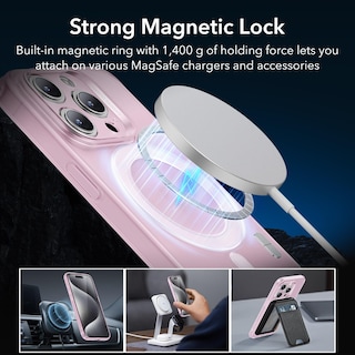 Foto 5 | Foto 5 | Funda De Teléfono Esr Para Iphone 15 Pro Max Con Magsafe Frosted Pink - Venta Internacional.