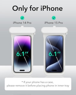 Foto 2 | Foto 2 | Funda Impermeable Esr Para Iphone 15/14/13 Pro Clear - Venta Internacional.