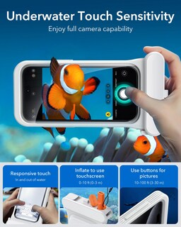 Foto 5 | Foto 5 | Funda Impermeable Esr Para Iphone 15/14/13 Pro Clear - Venta Internacional.