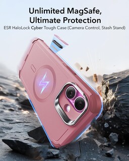 Foto 2 | Foto 2 | Funda Esr Para Iphone 16 Con Soporte, Protección Contra Caídas De Grado Militar De 23 Pies Con Botón - Venta Internacional.