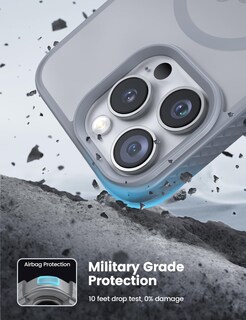 Foto 6 | Foto 6 | Funda Magnética Lamicall Para Iphone 15 Pro Magsafe Gray - Venta Internacional.