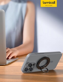 Foto 7 | Foto 7 | Funda Magnética Lamicall Para Iphone 15 Pro Magsafe Gray - Venta Internacional.