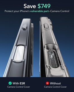 Foto 4 | Foto 4 | Funda De Teléfono Esr Para Iphone 16 Pro Con Magsafe A Prueba De Golpes, Transparente - Venta Internacional.