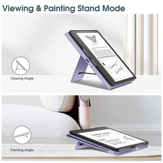 Foto 2 | Foto 2 | Funda Fintie Con Soporte Para Kindle Scribe De 10,2 Pulgadas Con Ranura Para Tarjetas, Color Lila - Venta Internacional.