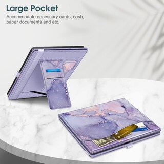 Foto 4 | Foto 4 | Funda Fintie Con Soporte Para Kindle Scribe De 10,2 Pulgadas Con Ranura Para Tarjetas, Color Lila - Venta Internacional.