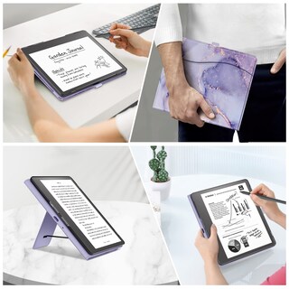 Foto 5 | Foto 5 | Funda Fintie Con Soporte Para Kindle Scribe De 10,2 Pulgadas Con Ranura Para Tarjetas, Color Lila - Venta Internacional.