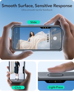 Foto 4 | Foto 4 | Funda De Teléfono Esr Para Iphone 16 Con Soporte De Protección Contra Caídas De 23 Pies, Gris Claro - Venta Internacional.