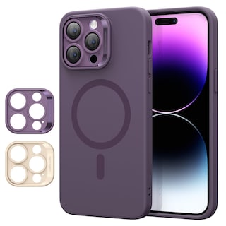 Foto 1 | Foto 1 | Funda De Teléfono Esr Para Iphone 14 Pro Con Silicona Morada Magsafe - Venta Internacional.