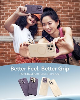 Foto 2 | Foto 2 | Funda De Teléfono Esr Para Iphone 14 Pro Con Silicona Morada Magsafe - Venta Internacional.