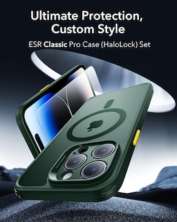 Foto 2 | Foto 2 | Funda De Teléfono Esr Para Iphone 14 Pro, Translúcido, Mate, Verde Esmerilado - Venta Internacional.