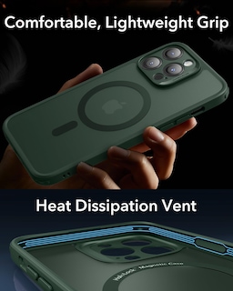 Foto 5 | Foto 5 | Funda De Teléfono Esr Para Iphone 14 Pro, Translúcido, Mate, Verde Esmerilado - Venta Internacional.