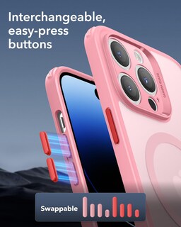 Foto 5 | Foto 5 | Funda De Teléfono Esr Para Iphone 14 Pro, Translúcido, Mate, Rosa Esmerilado - Venta Internacional.