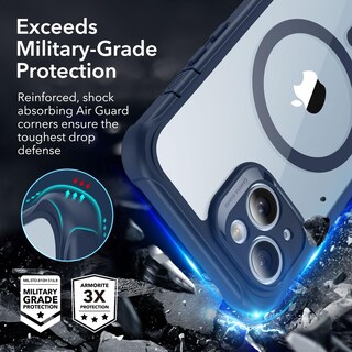 Foto 4 | Foto 4 | Funda Magnética Esr Para Iphone 14 Con Vidrio Templado Azul - Venta Internacional.