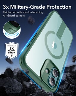 Foto 4 | Foto 4 | Funda Esr Para Iphone 16 Con Soporte Magsafe, Color Verde Transparente - Venta Internacional.
