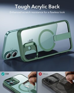 Foto 7 | Foto 7 | Funda Esr Para Iphone 16 Con Soporte Magsafe, Color Verde Transparente - Venta Internacional.