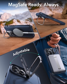 Foto 5 | Foto 5 | Funda De Teléfono Esr Para Iphone 13 Pro Con Soporte De 23 Pies, Color Azul - Venta Internacional.