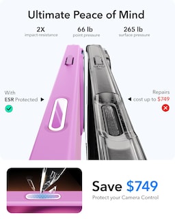 Foto 6 | Foto 6 | Funda De Teléfono Esr Para Iphone 16 Plus Con Control De Cámara Magsafe - Venta Internacional.