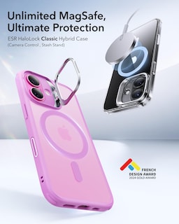 Foto 3 | Foto 3 | Funda Esr Para Iphone 16 Con Control De Cámara Magsafe, Color Rosa - Venta Internacional.