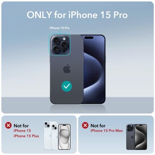 Foto 2 | Foto 2 | Funda Esr Para Iphone 15 Pro Con Magsafe, Silicona, Negra - Venta Internacional.