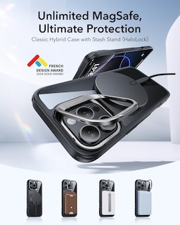 Foto 3 | Foto 3 | Funda Esr Para Iphone 16 Pro Max Con Magsafe Clear Black - Venta Internacional.
