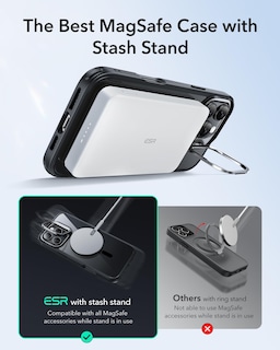 Foto 4 | Foto 4 | Funda Esr Para Iphone 16 Pro Max Con Magsafe Clear Black - Venta Internacional.