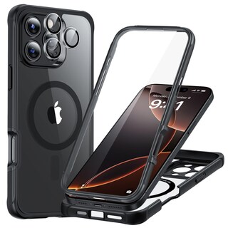 Foto 1 | Foto 1 | Funda De Teléfono Esr Para Iphone 16 Pro Con Vidrio Templado Negro Transparente - Venta Internacional.