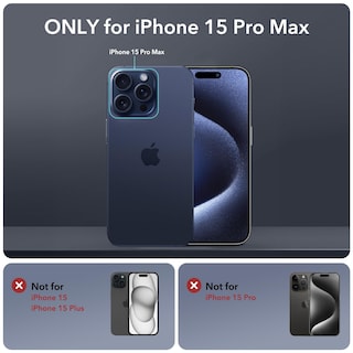 Foto 2 | Foto 2 | Funda Esr Para Iphone 15 Pro Max Con Soporte Magsafe, Color Gris Transparente - Venta Internacional.