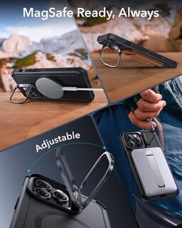 Foto 5 | Foto 5 | Funda De Teléfono Esr Cyber Series Con Soporte Para Iphone 13 Pro Max, Color Negro - Venta Internacional.