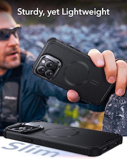 Foto 7 | Foto 7 | Funda De Teléfono Esr Cyber Series Con Soporte Para Iphone 13 Pro Max, Color Negro - Venta Internacional.