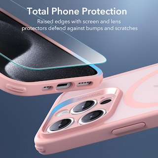 Foto 5 | Foto 5 | Set De Fundas Esr Para Iphone 15 Pro Translúcidas Mate Con Protector De Pantalla - Venta Internacional.