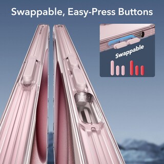 Foto 4 | Foto 4 | Funda De Teléfono Esr Para Iphone 15 Plus, Translúcida, Mate, Transparente, Rosa - Venta Internacional.